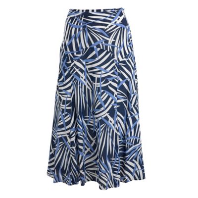 Debenhams Classics Light blue bamboo cotton skirt