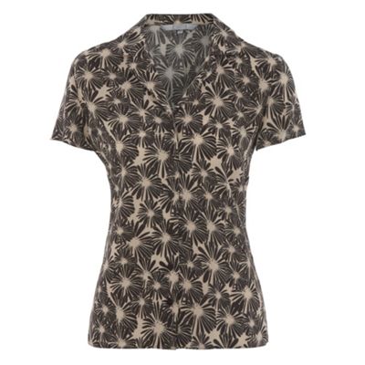 Debenhams Classics Chocolate print blouse