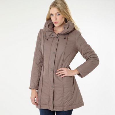 Light brown essential padded coat