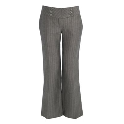 J by Jasper Conran petite Taupe herringbone trousers