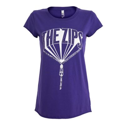 Purple The Zips band t-shirt