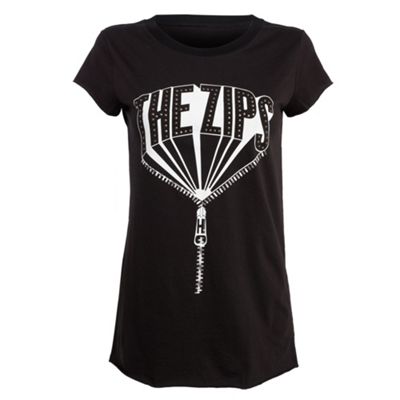 Black The Zips t-shirt
