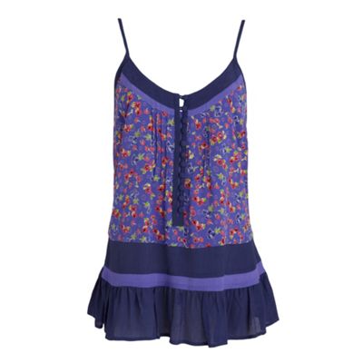Purple Iris ditsy camisole H! by Henry Holland �22