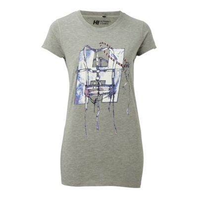 H! by Henry Holland Grey logo print t-shirt