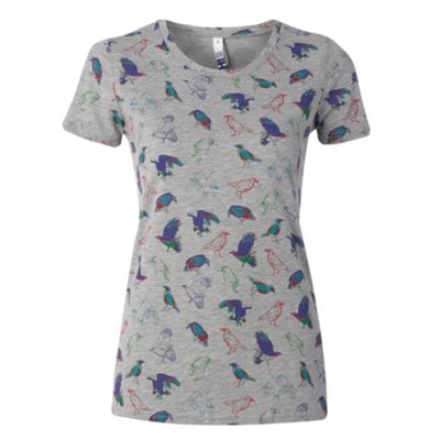 H! by Henry Holland Multi coloured vulture print t-shirt