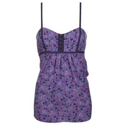 H! by Henry Holland Purple floral print camisole