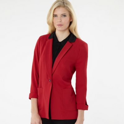 Bright Red Blazer Jacket