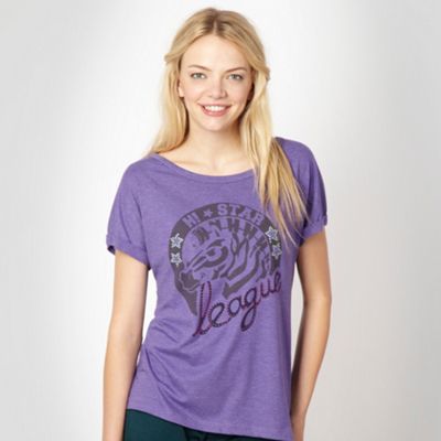 Purple Zebra Mascot t-shirt