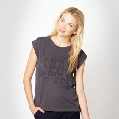 H! by Henry Holland Grey Rock Angel t-shirt