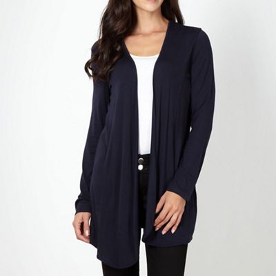 Designer navy jersey cardigan                                                                                                   