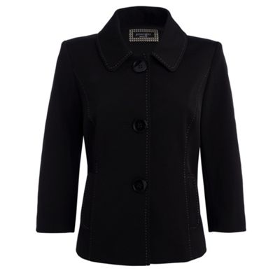 Principles by Ben de Lisi Black stab stitch jacket