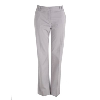 Grey boot cut formal trousers