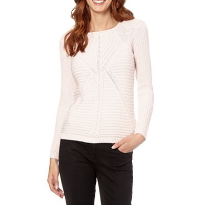 pale jumper principles ben pink lisi chevron knit designer debenhams