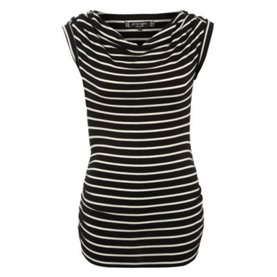 Black and white stripe t-shirt