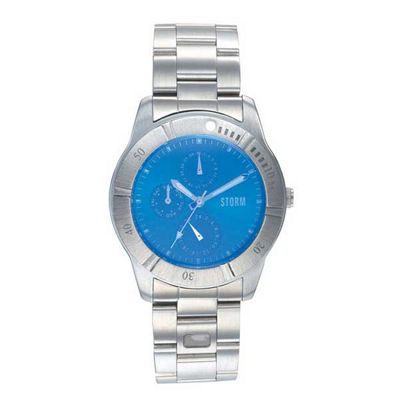 Storm Mens blue dial multi function watch