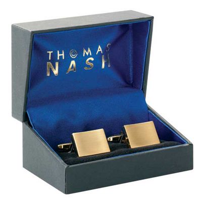 Thomas Nash Gold coloured cufflinks
