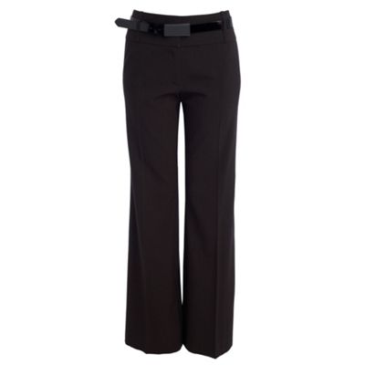 Principles Petite by Ben de Lisi Petite grey belted boot cut trousers