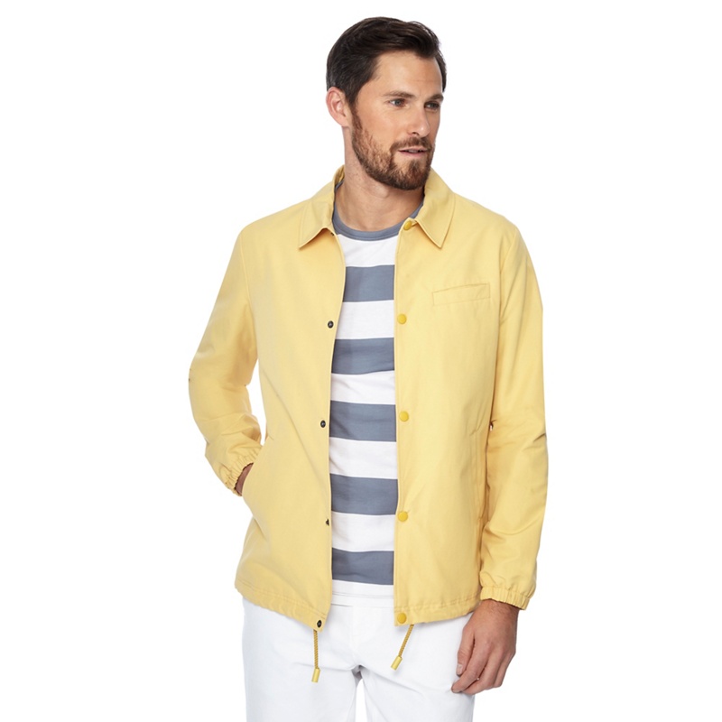 J by Jasper Conran - Big And Tall Yellow Shower Resistant Coach Jacket Review