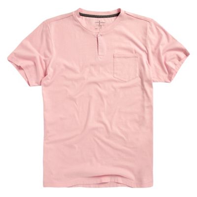 J by Jasper Conran Light pink white new notch t-shirt