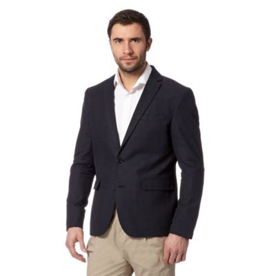 J by Jasper Conran - Designer navy textured blazer