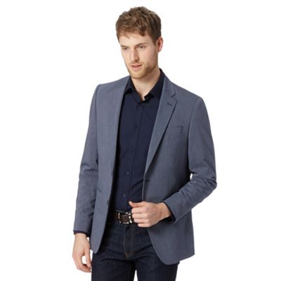 J by Jasper Conran - Designer navy seersucker striped blazer