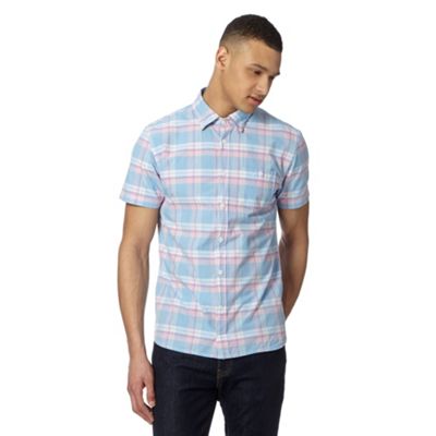 J by Jasper Conran - Designer light blue checked shirt