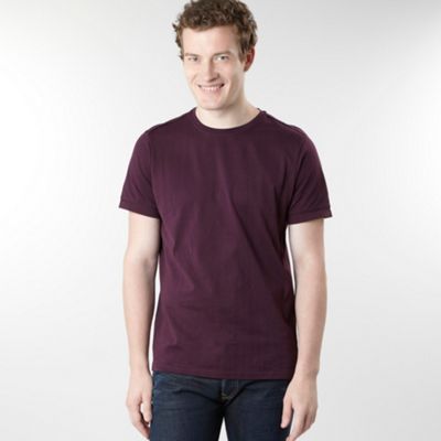 J by Jasper Conran Wine essential crew neck t-shirt