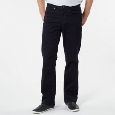 Navy cord trousers