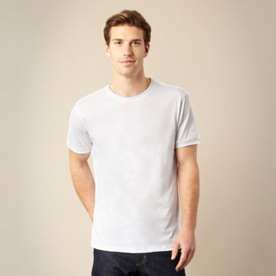 Designer white crew neck t-shirt