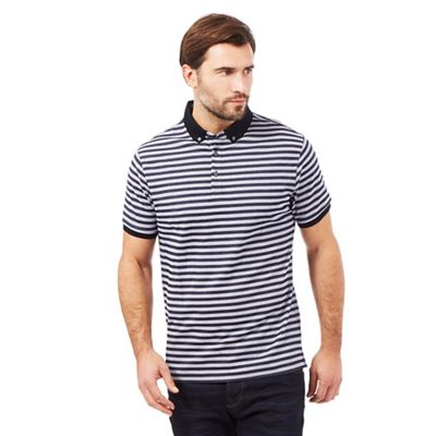NEW J for Jasper Conran Mens Stripe Polo Shirt Smart Casual Top 