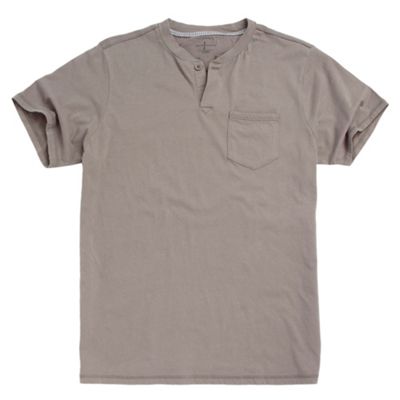 Khaki baseball t-shirt