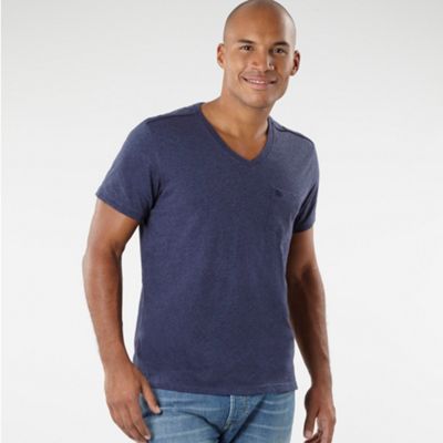 Navy deep pocket t-shirt