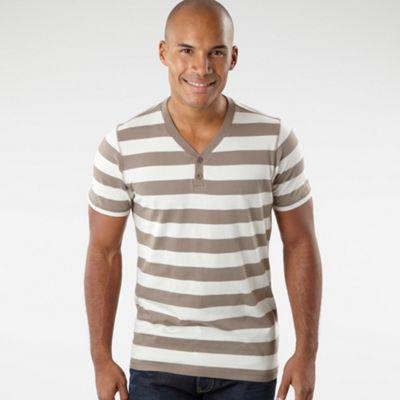 Tan stripe t-shirt