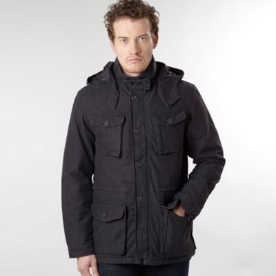 Navy four pocket coat