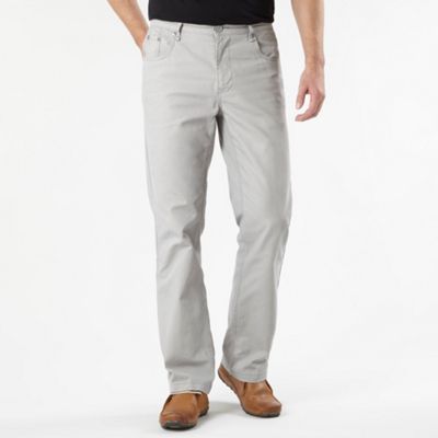 Light grey soft casual trousers