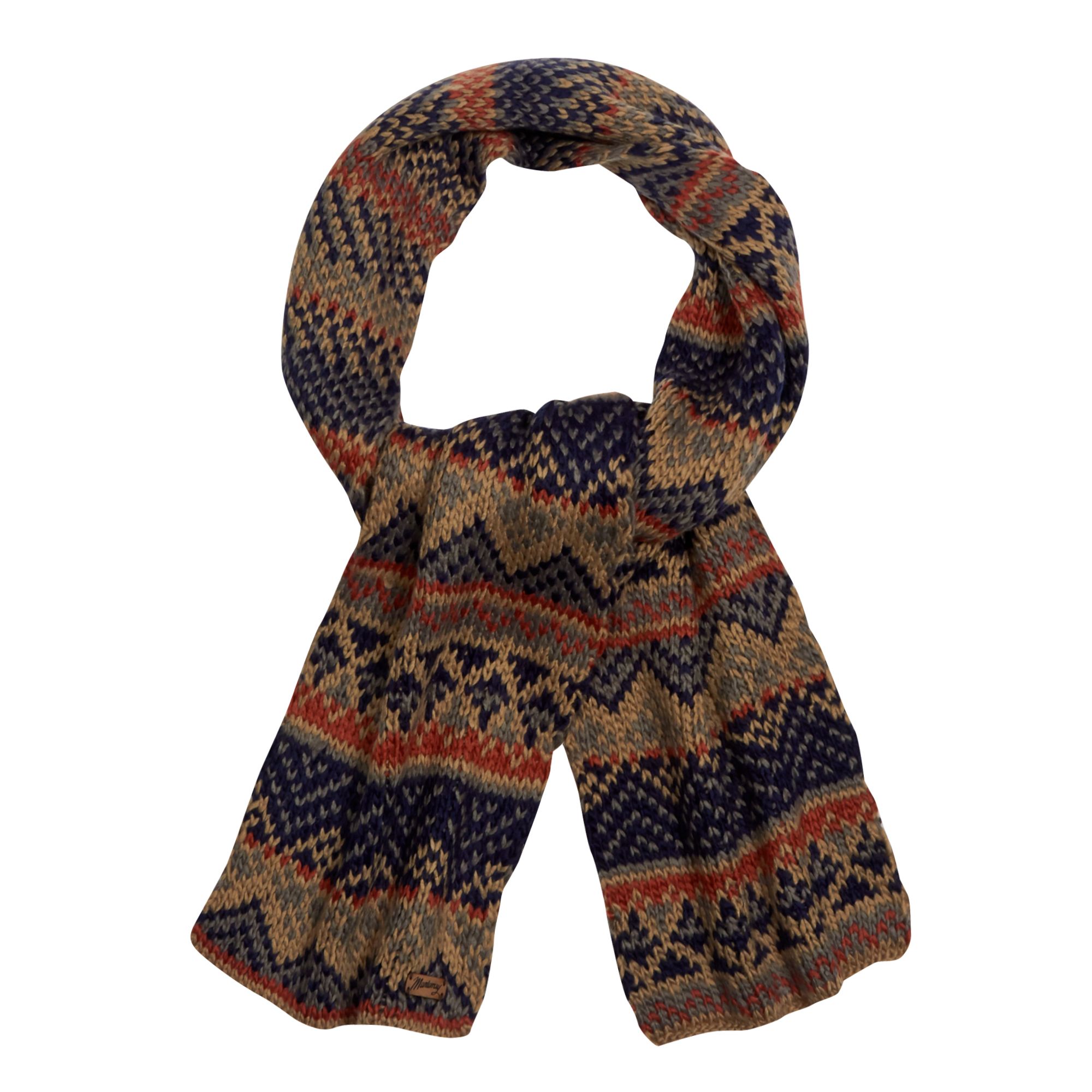 Mantaray Mens Light Brown Fairisle Knit Scarf From Debenhams eBay
