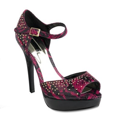 Star by Julien Macdonald Pink pinstud platform shoes