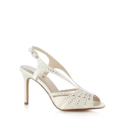 Debut Ivory diamant high sandals- at Debenhams