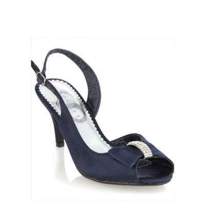Navy sling back sandal shoes                                                                                                    