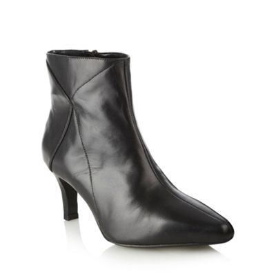 Black Pointed Ankle Boots                                                                                                       