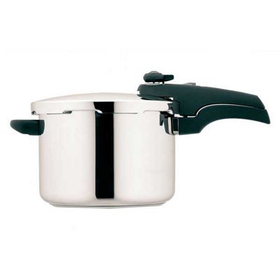 Stainless steel pressure cooker This stainless steel Prestige pressure ...
