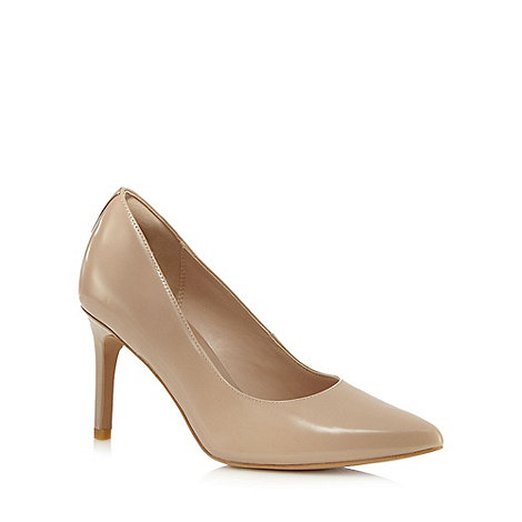 Clarks Beige leather &#39;Dinah Keer&#39; high heel court shoes | Debenhams