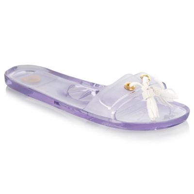 Clear 'citrus ii' flip flops