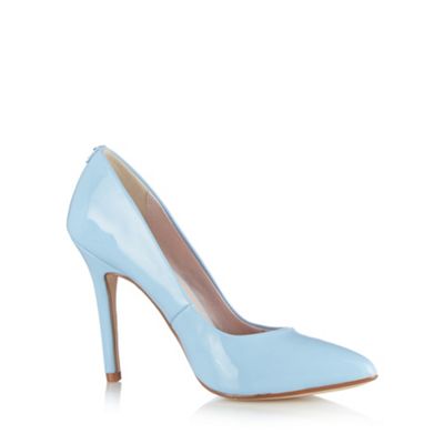 faith pale blue patent high heel court shoes was Â£ 39 00 now Â£ 31 20 ...