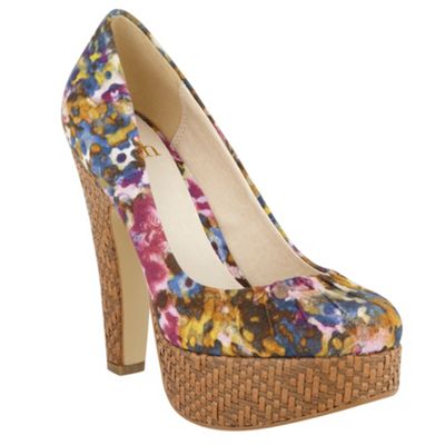 Mauve Cindy platform shoes