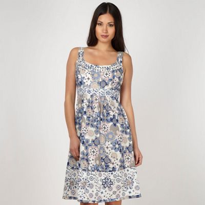 Blue floral mix and match dress                                                                                                 