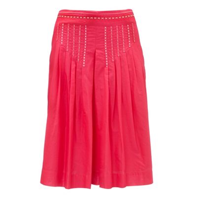 Mantaray Dark pink cross stitch skirt