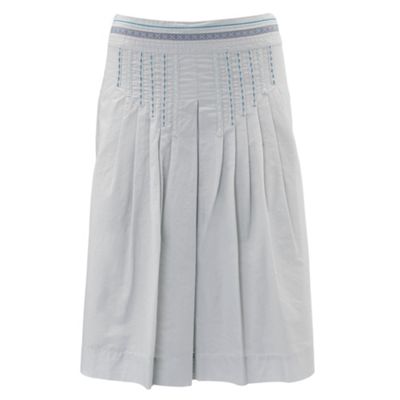 Mantaray Light grey cross stitch skirt