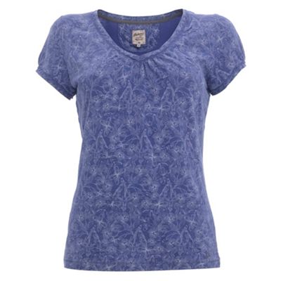 Mantaray Purple butterfly print t-shirt