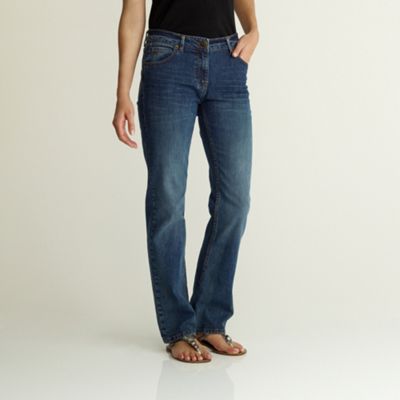 Mid blue skinny jeans